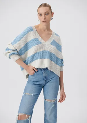 Blue Striped Sweater