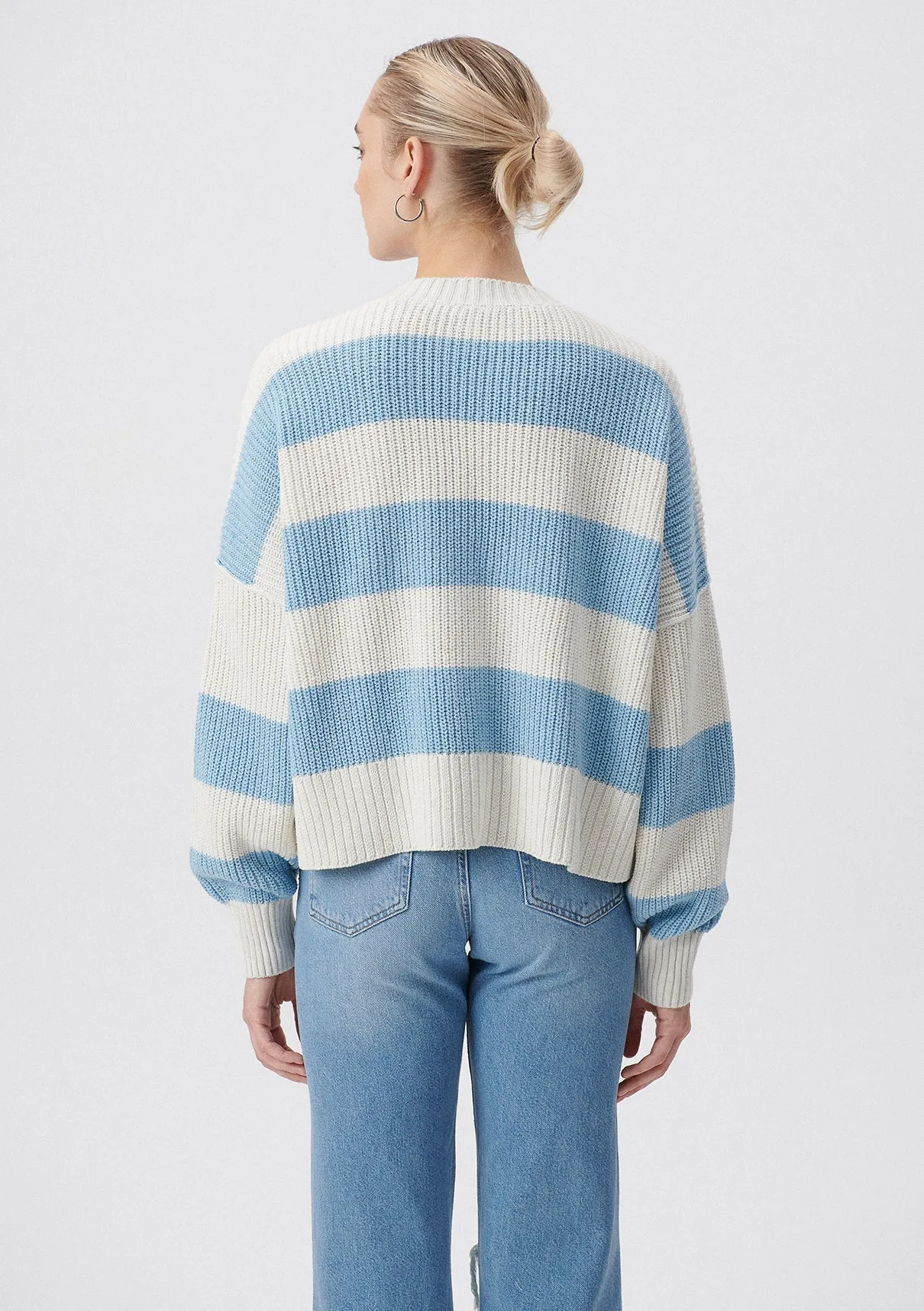 Blue Striped Sweater