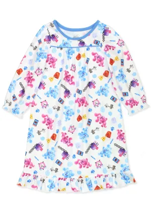 Blue's Clues & You Flannel Granny Gown Nightgown
