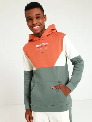 Boys Colorblock Fashion Hoody