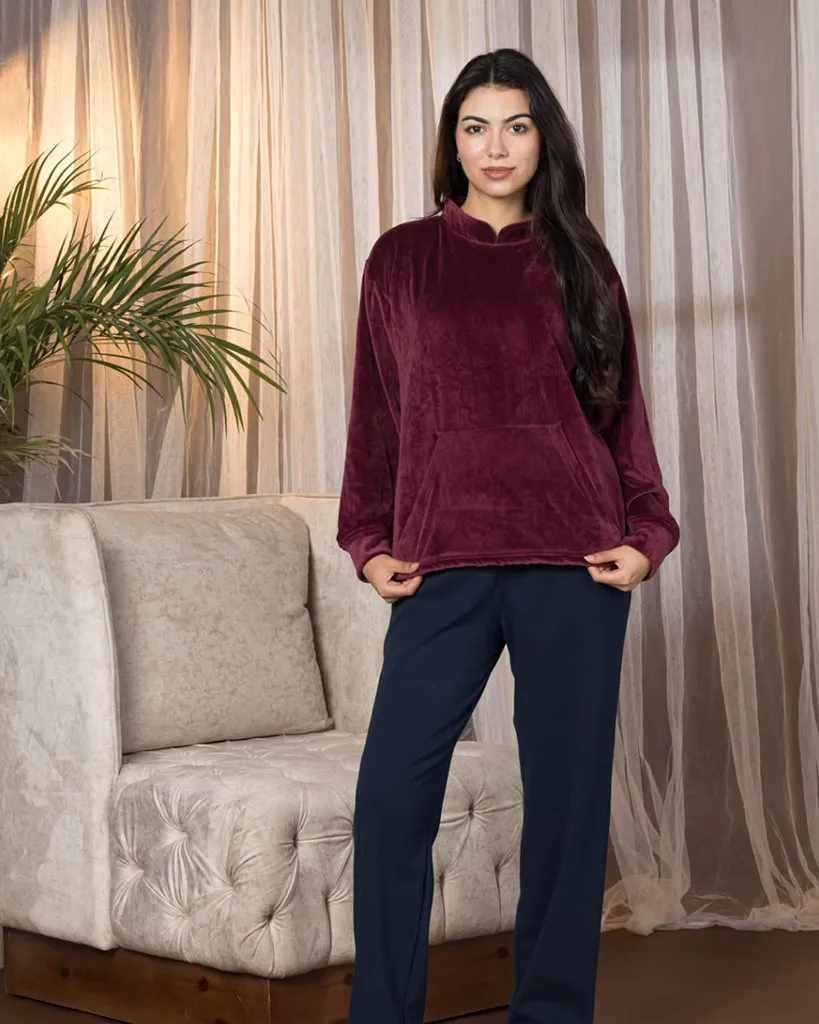 Burgundy pajamas