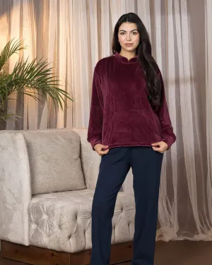 Burgundy pajamas