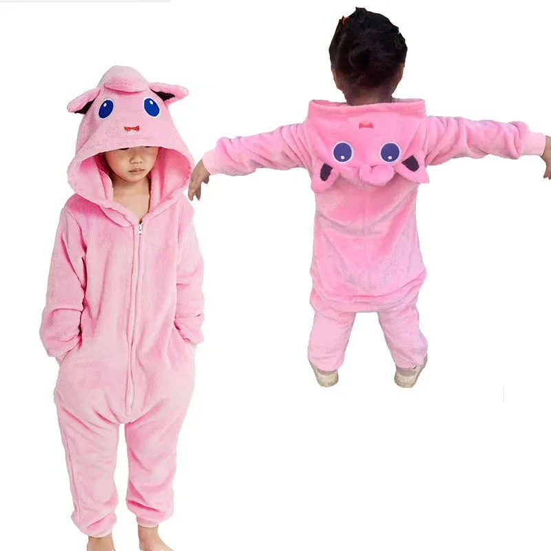 Cartoon Kids Onesie Children Kigurumi Pajamas Monster Christmas Kigurumi Cosplay Costume Warm Sleepwear Anime One-Piece Pijamas