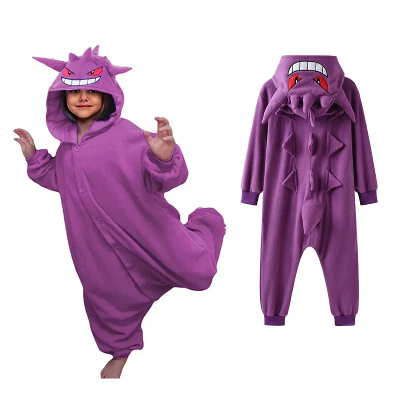 Cartoon Kids Onesie Children Kigurumi Pajamas Monster Christmas Kigurumi Cosplay Costume Warm Sleepwear Anime One-Piece Pijamas
