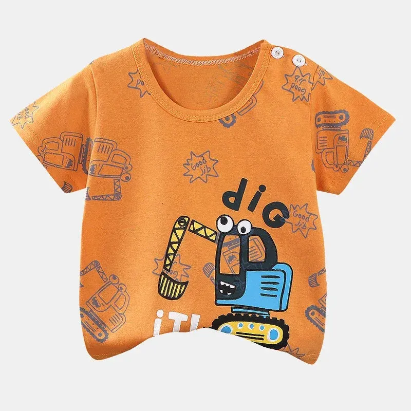 Children's Summer Cartoon T-Shirt