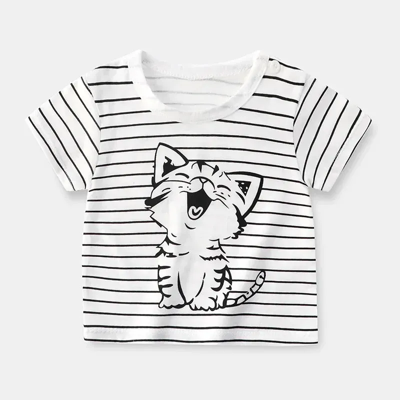 Children's Summer Cartoon T-Shirt