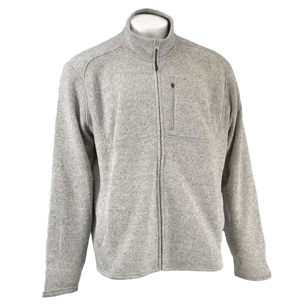 Coleman Men's Shale Gray Full Zip Sherpa Lined Sweater Sz XXL $100 NEW