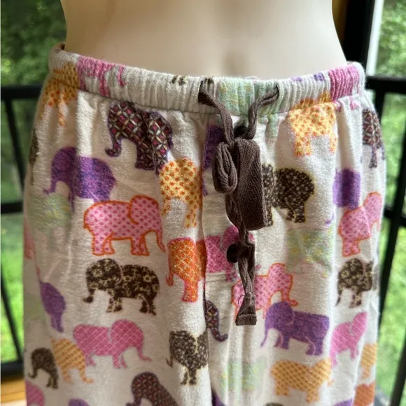 Colorful Elephants Pajama Set ~ M/L