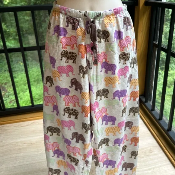 Colorful Elephants Pajama Set ~ M/L