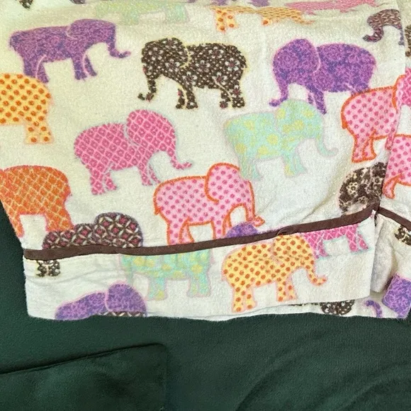 Colorful Elephants Pajama Set ~ M/L