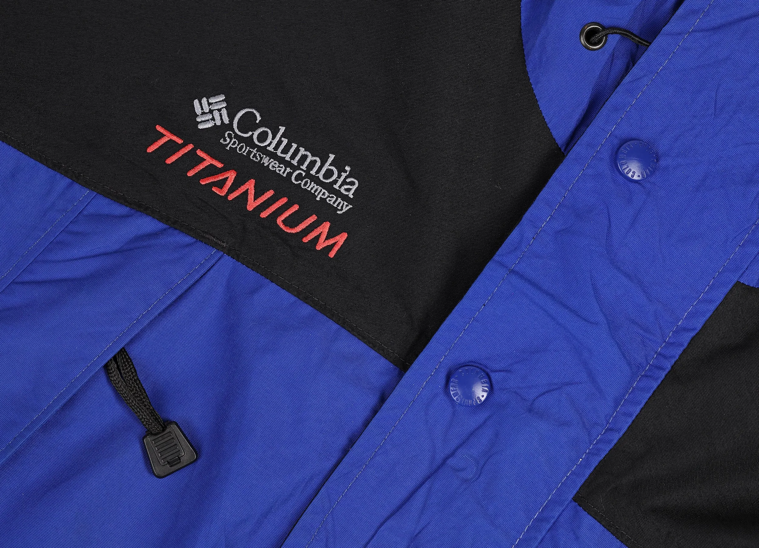 Columbia Titanium Omni Tech Rain Jacket - Blue - S