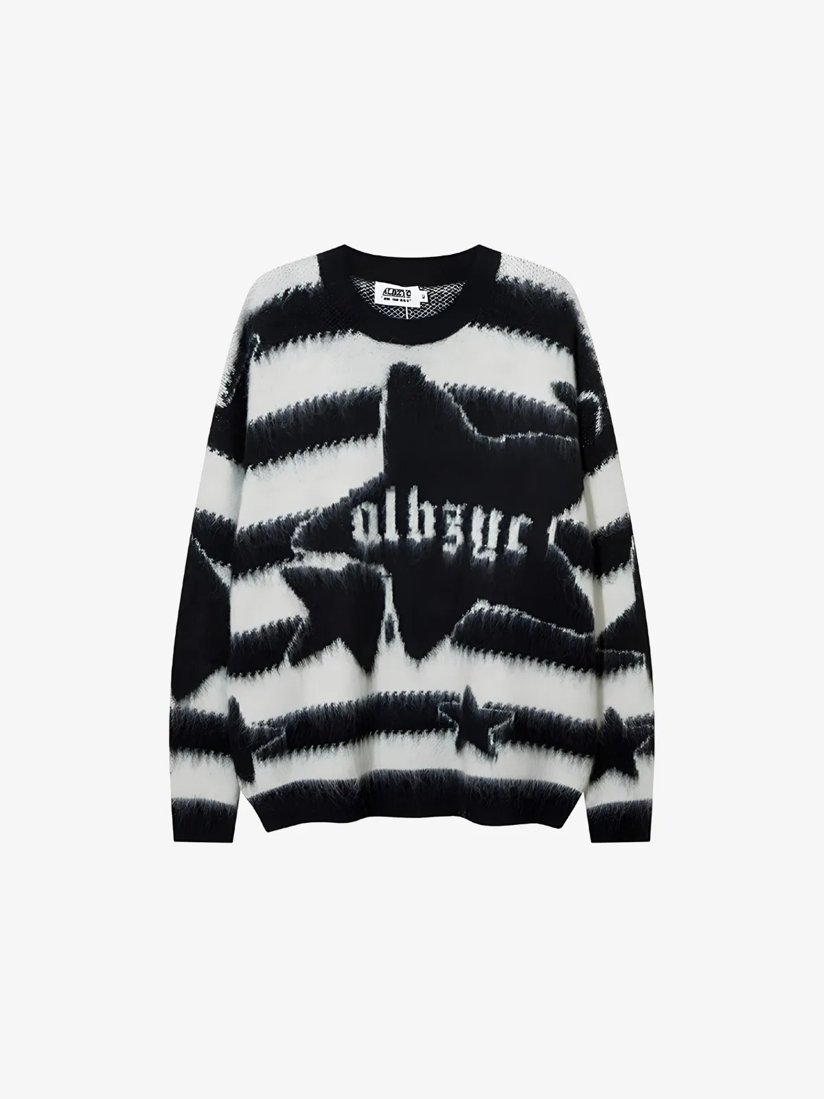CONTRAST STRIPED SWEATER