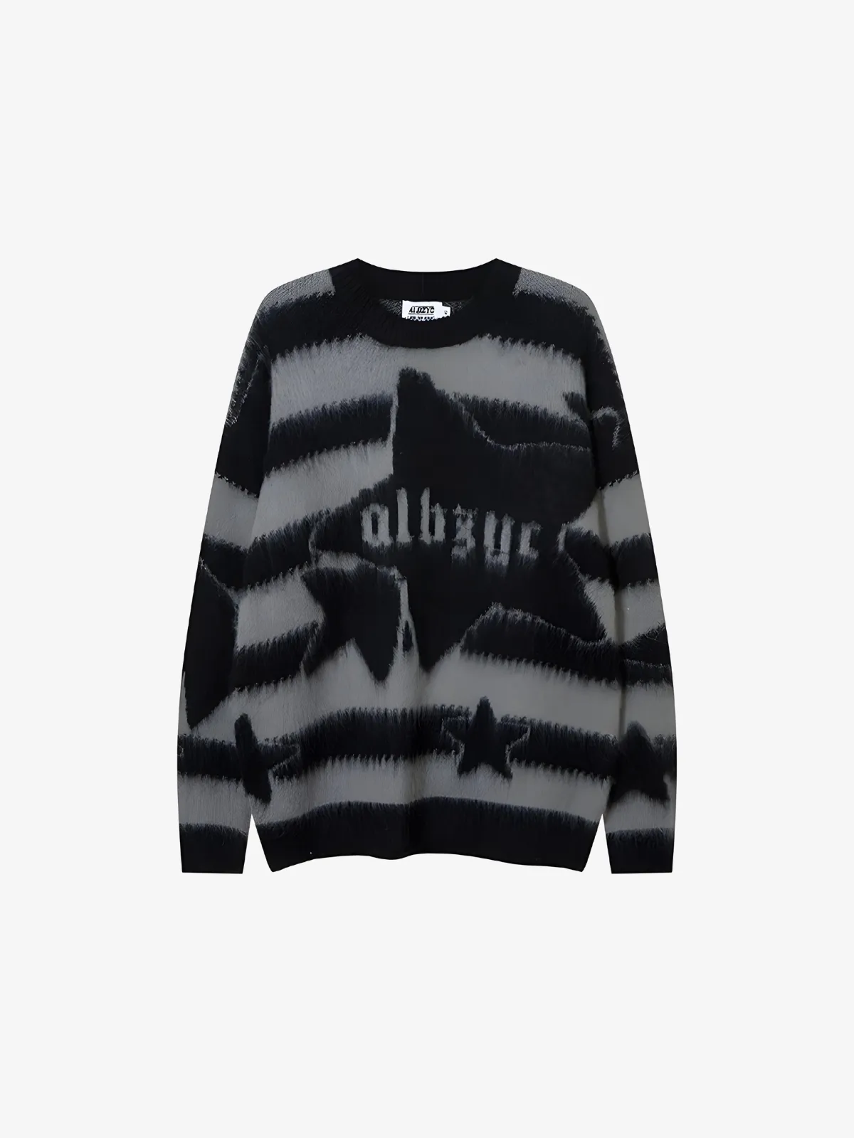 CONTRAST STRIPED SWEATER