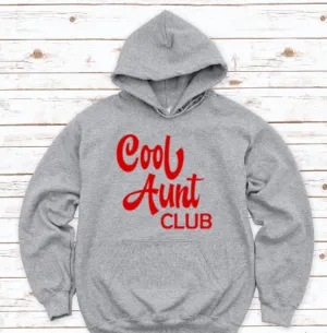 Cool Aunt Club, Gray Unisex Hoodie Sweatshirt