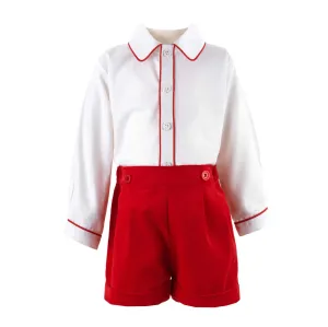Cord Short & Shirt Set