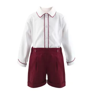 Cord Short & Shirt Set