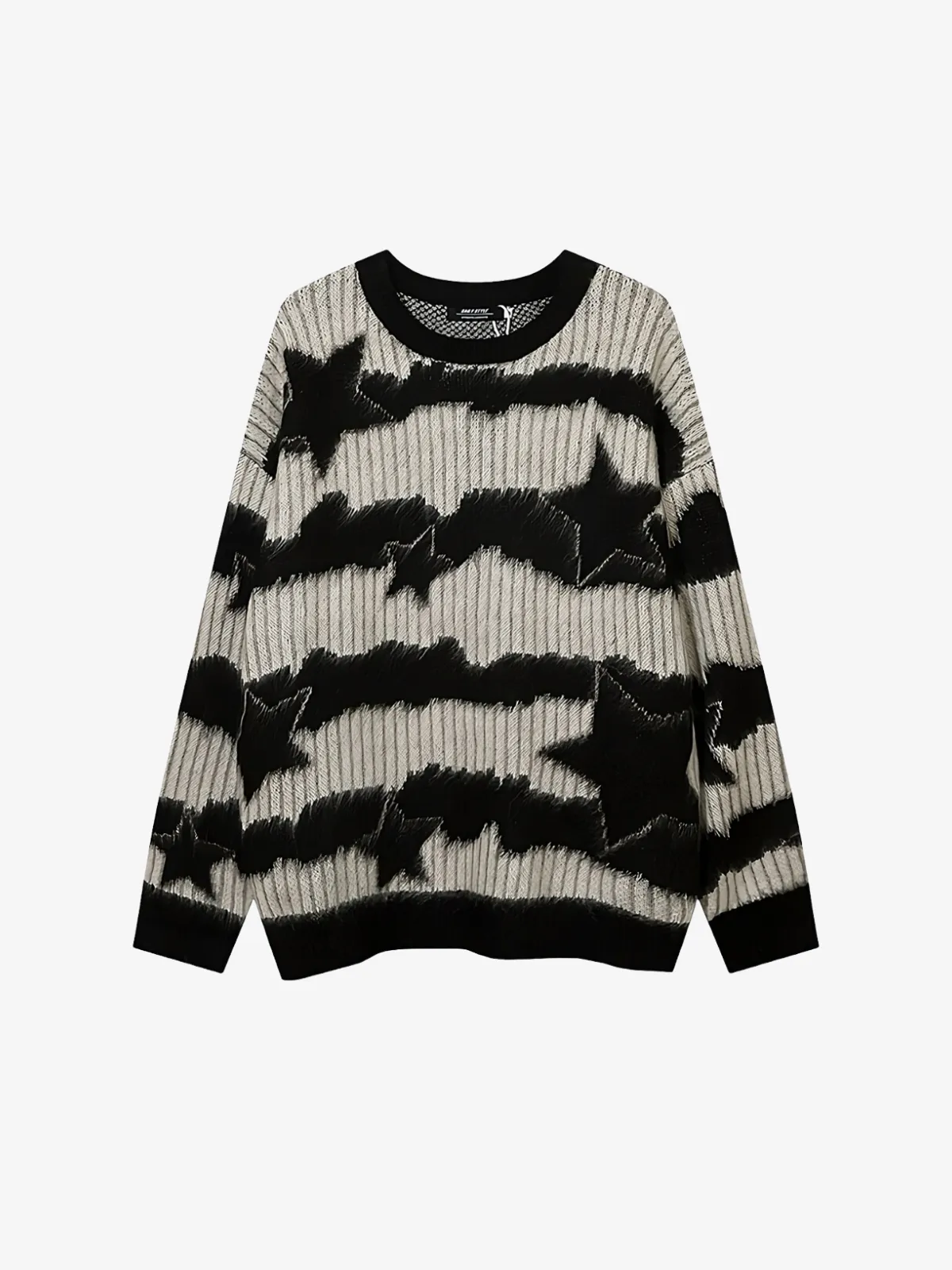 CREATIVE STIPED STAR SWEATER