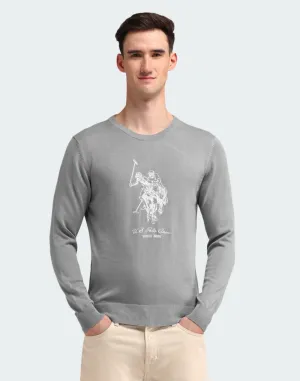 Crew Neck Logo Sweater