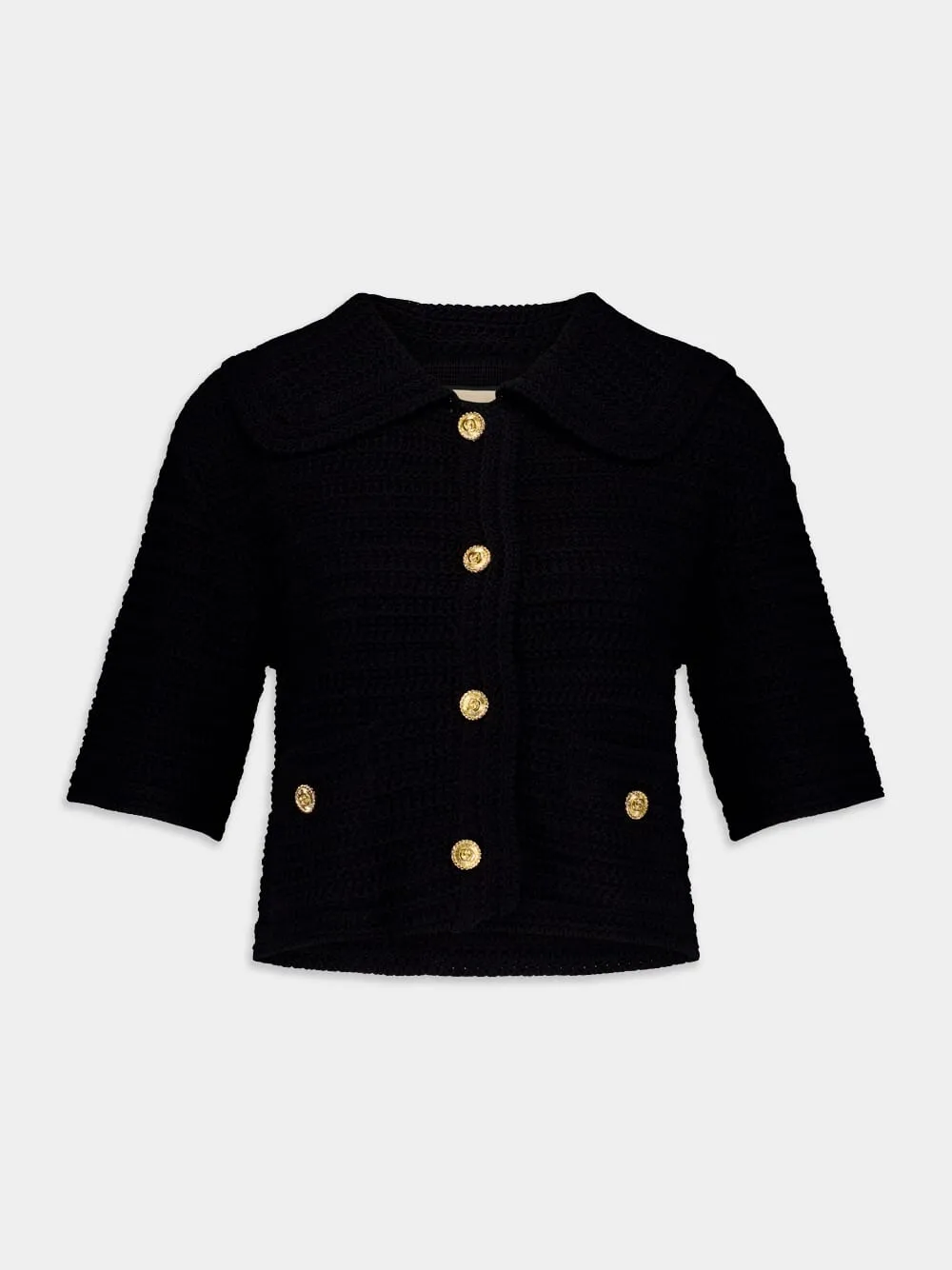 Crochet Cotton Cardigan