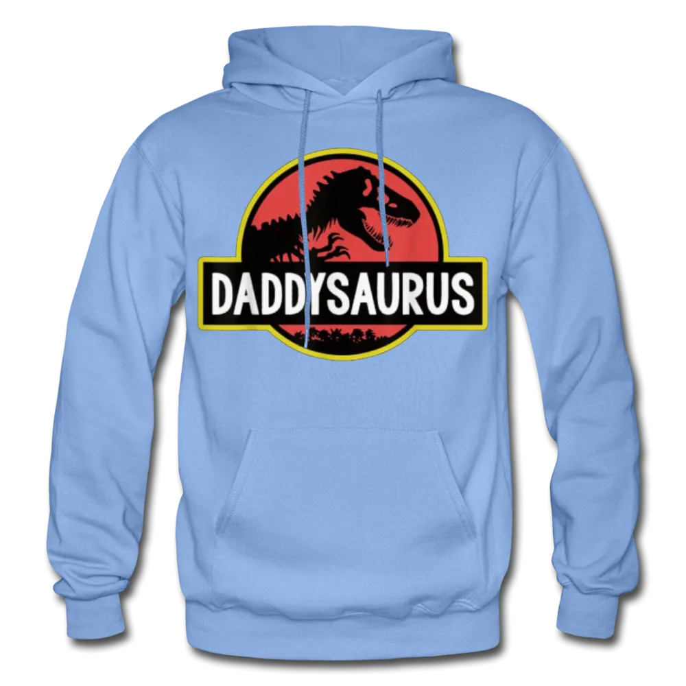Daddysaurus Jurassic Park Father's Day Men's Premium Adult Pullover Hoodie