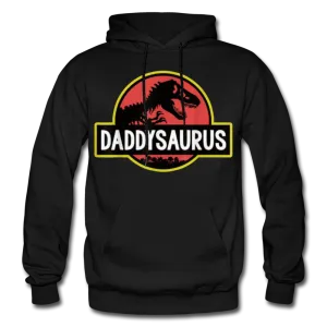 Daddysaurus Jurassic Park Father's Day Men's Premium Adult Pullover Hoodie