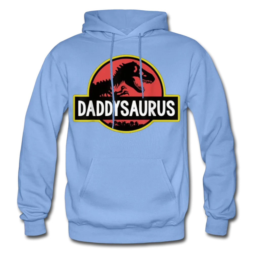 Daddysaurus Jurassic Park Father's Day Men's Premium Adult Pullover Hoodie