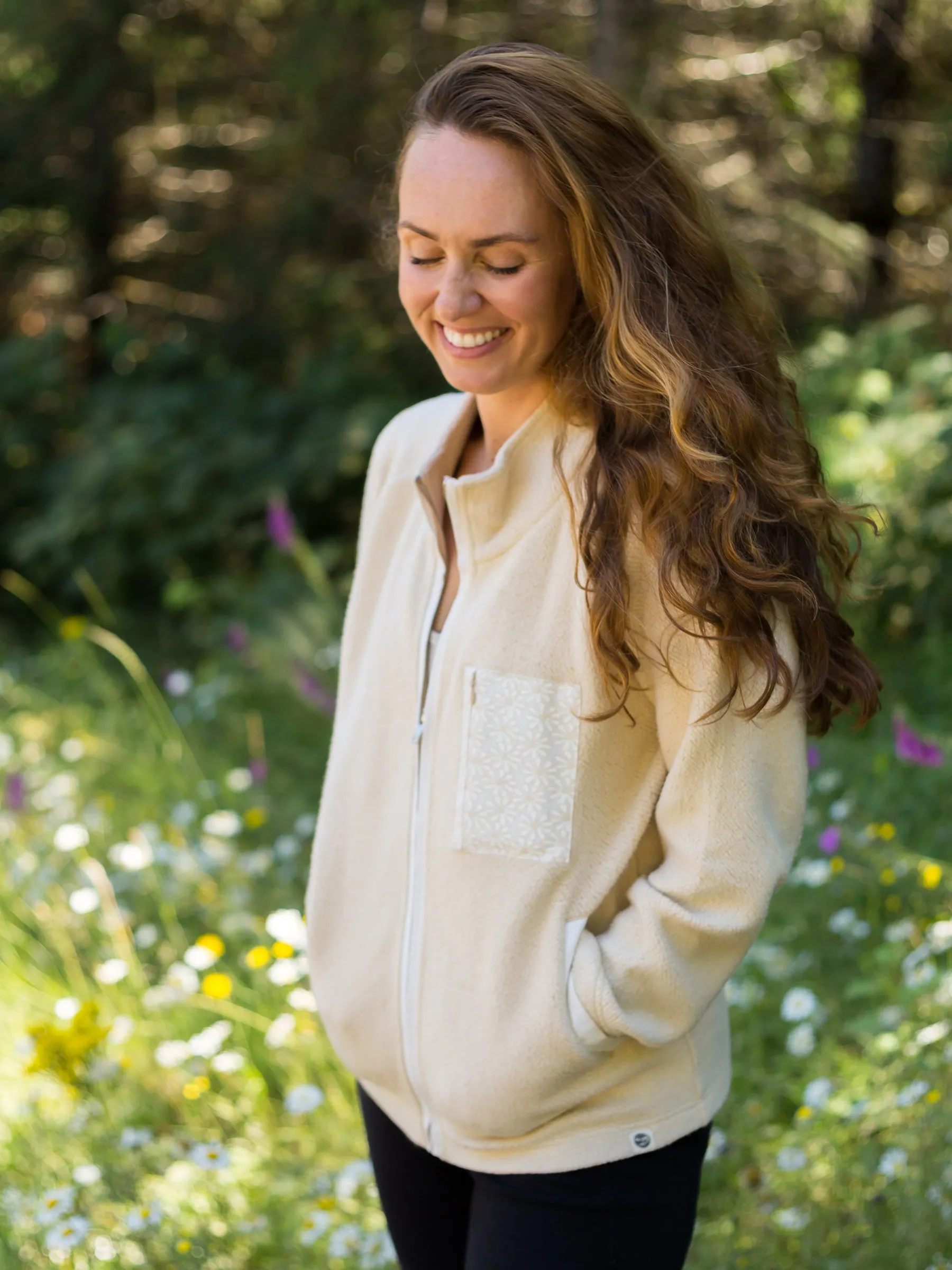 Daisies Sherpa Jacket