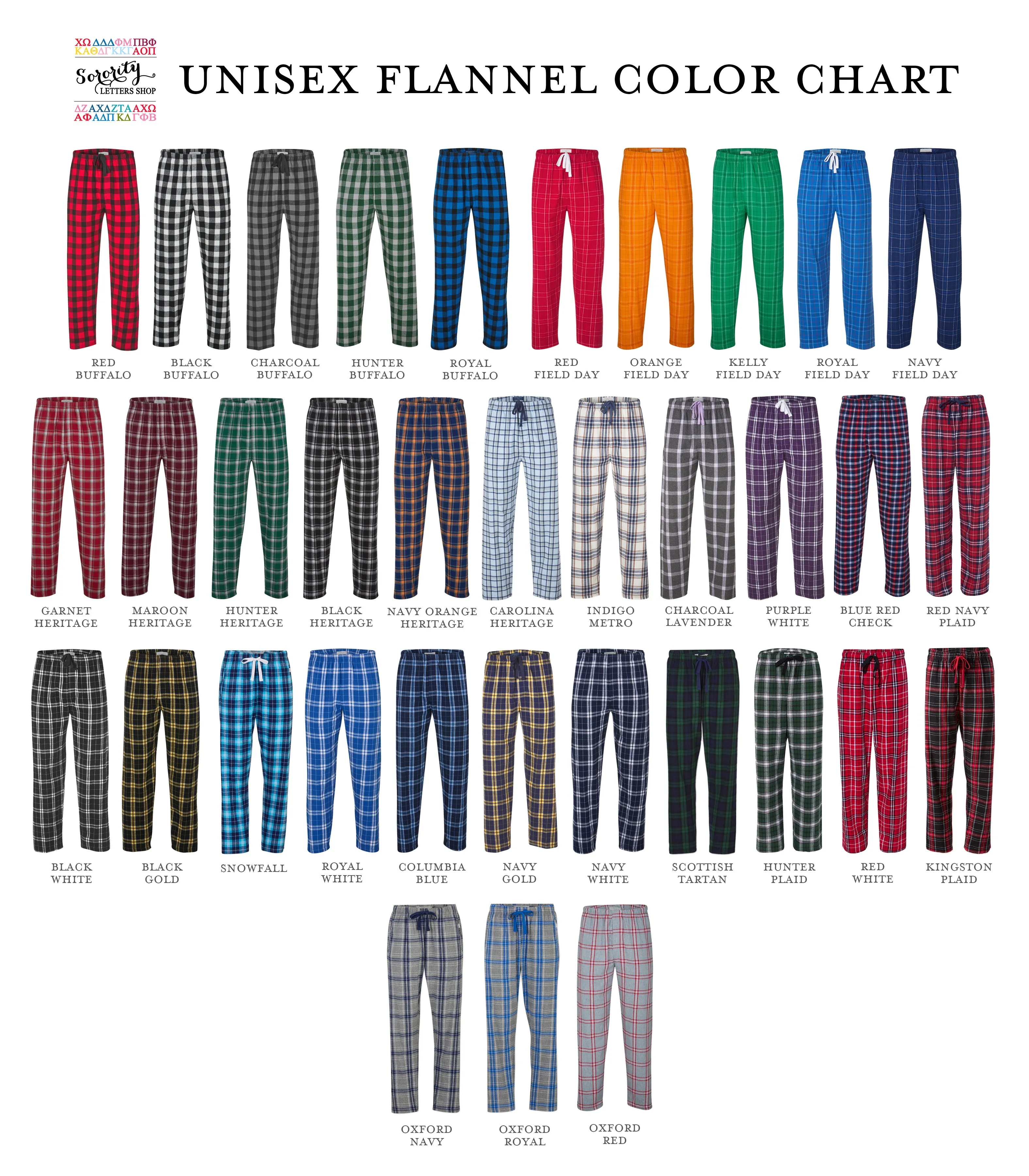Delta Gamma Flannel Pants
