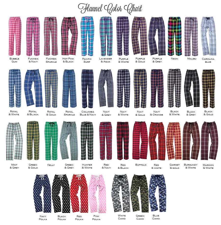 Delta Phi Epsilon Flannel Pants