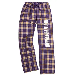 Delta Phi Epsilon Flannel Pants