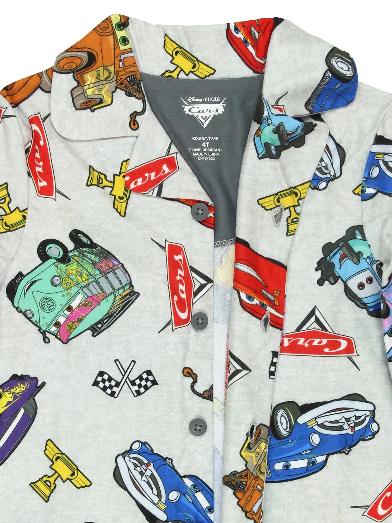 Disney Cars Flannel Pajamas Set