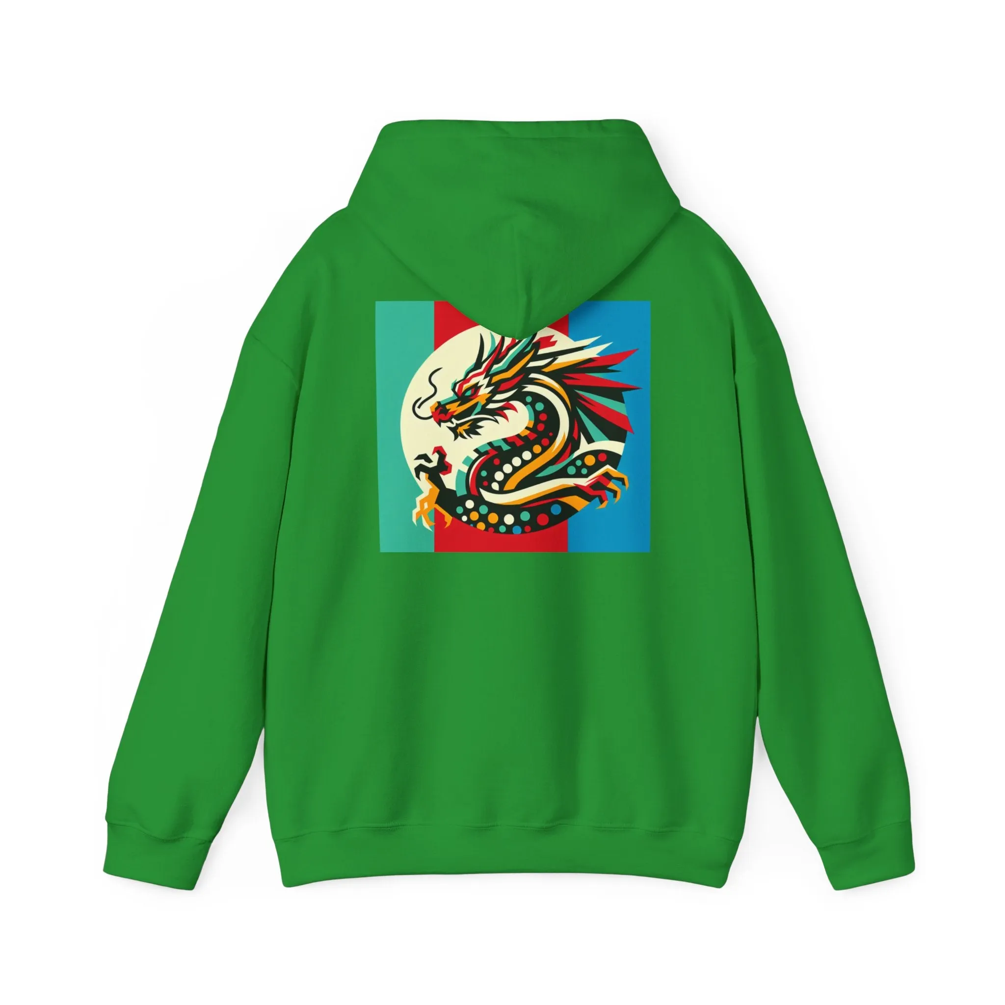 Dragon Divided Pop Art – Colorblock Myth Drop