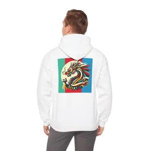 Dragon Divided Pop Art – Colorblock Myth Drop