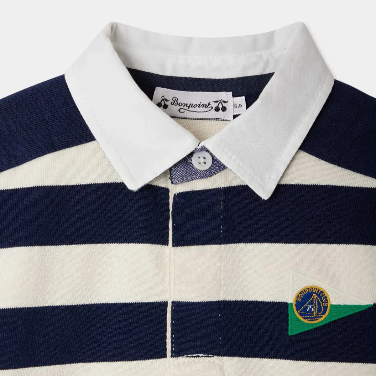 Edman striped polo