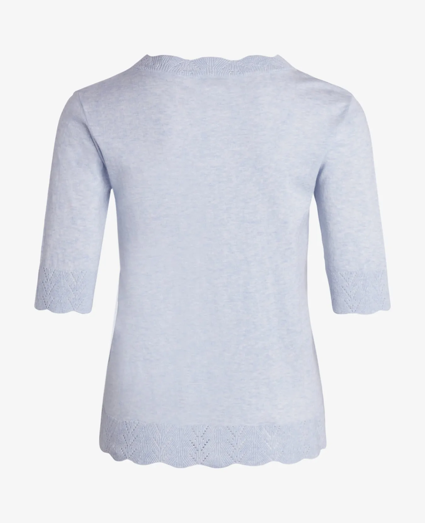 ESSENTIAL COTTON MELANGE PULLOVER