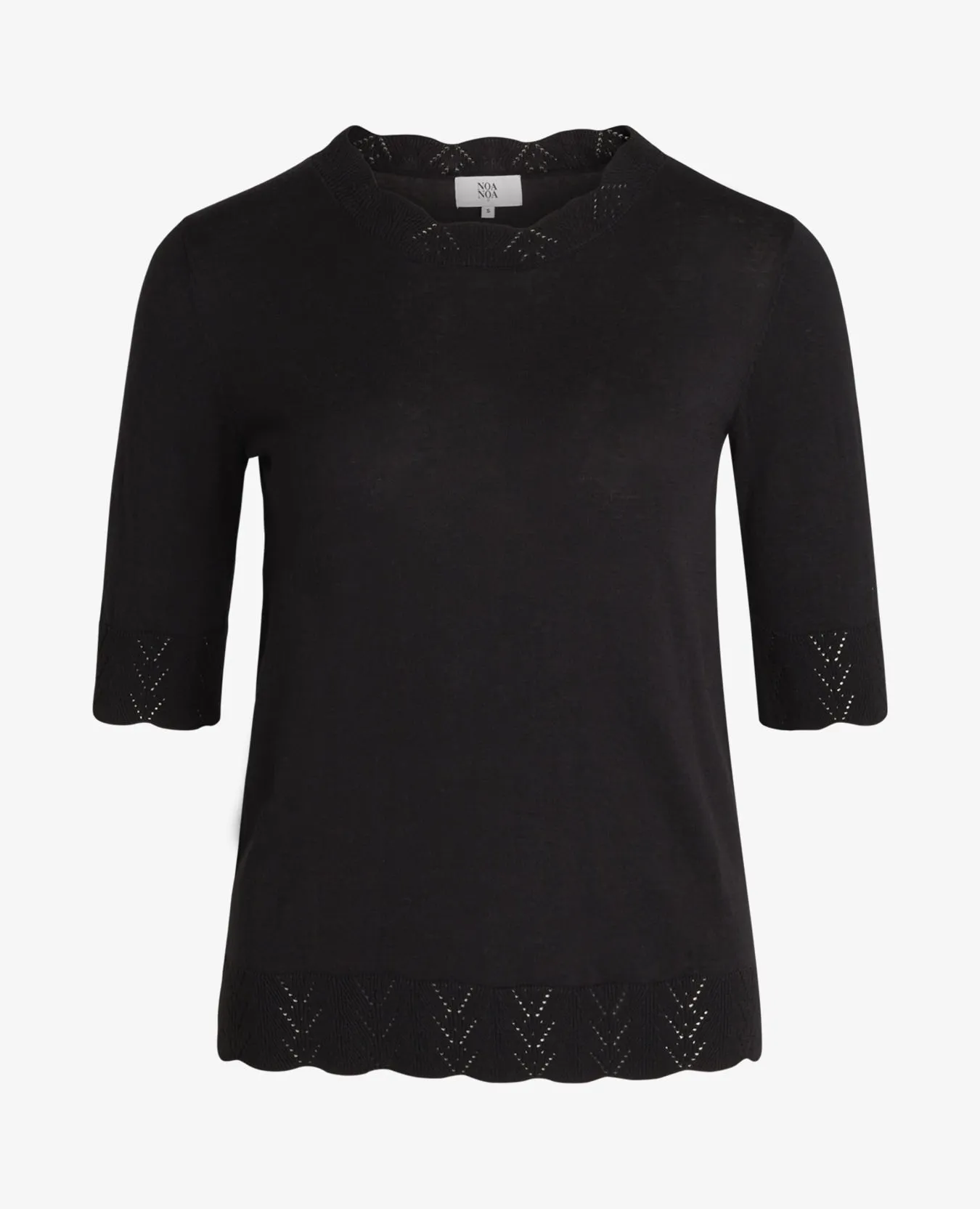 ESSENTIAL COTTON MELANGE PULLOVER