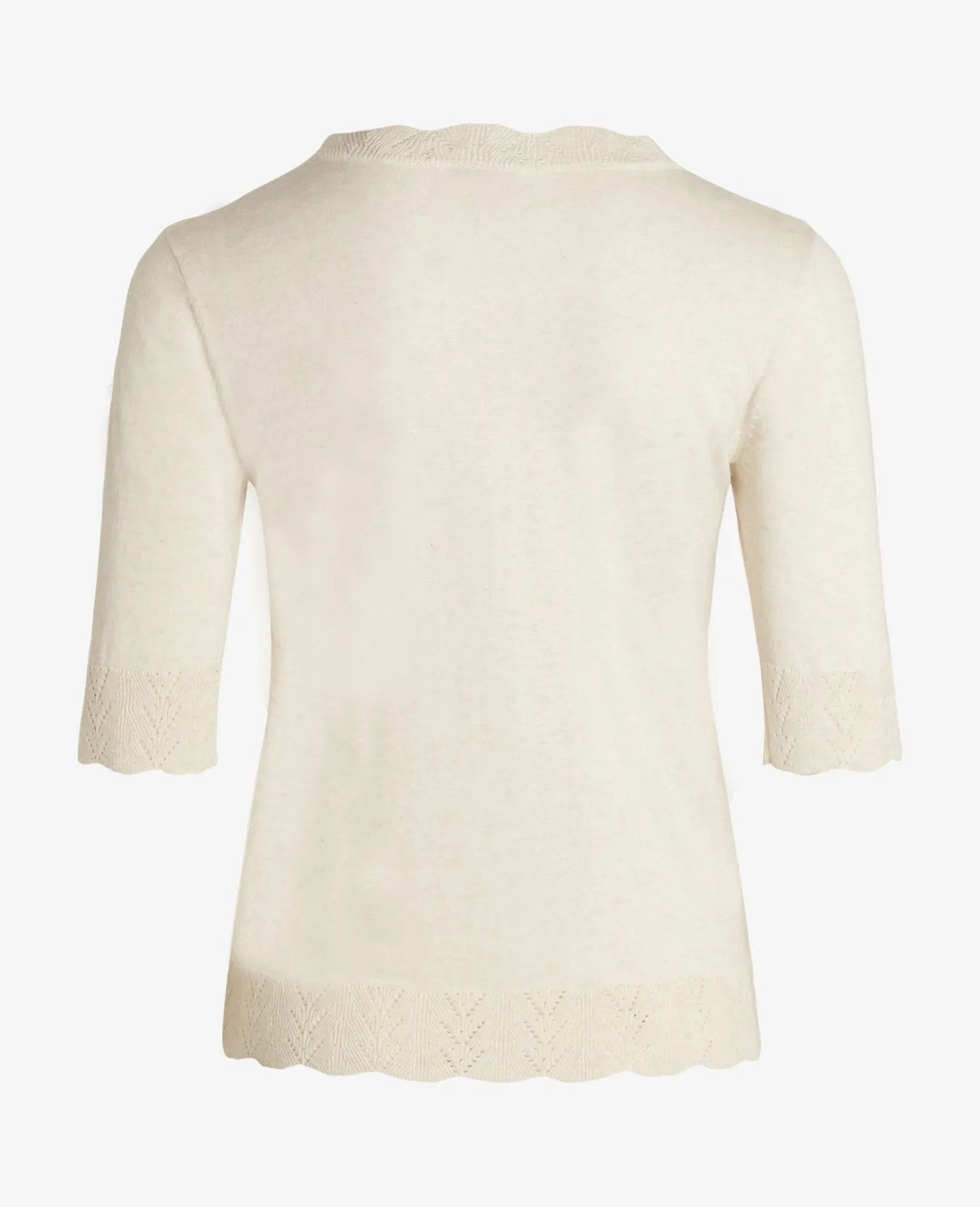 ESSENTIAL COTTON MELANGE PULLOVER
