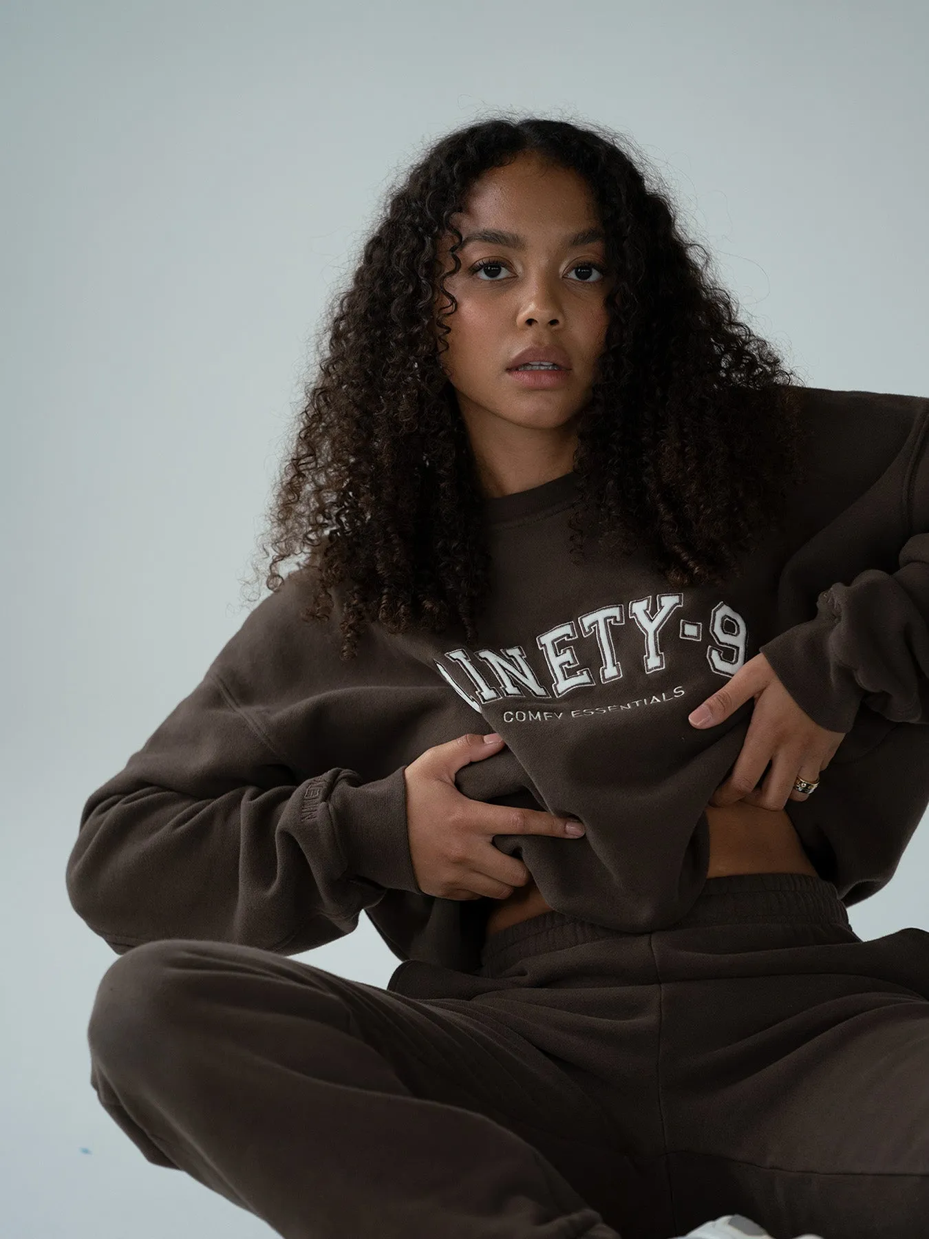 ESSENTIALS - College Sweater  •  Brown