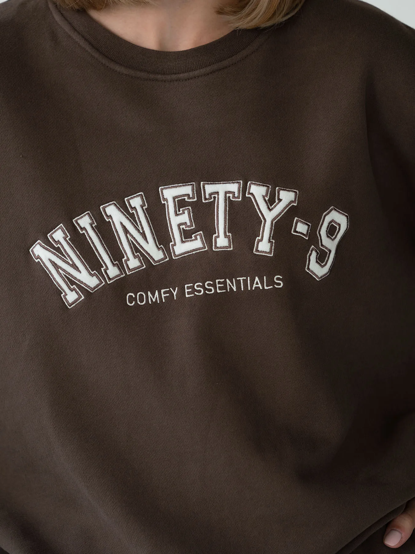 ESSENTIALS - College Sweater  •  Brown