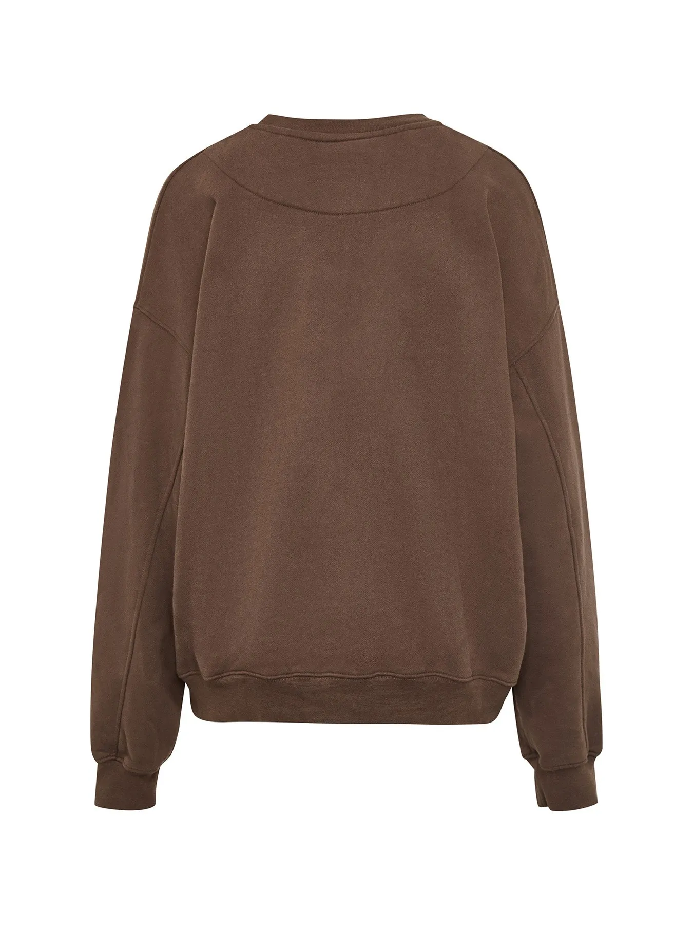 ESSENTIALS - College Sweater  •  Brown
