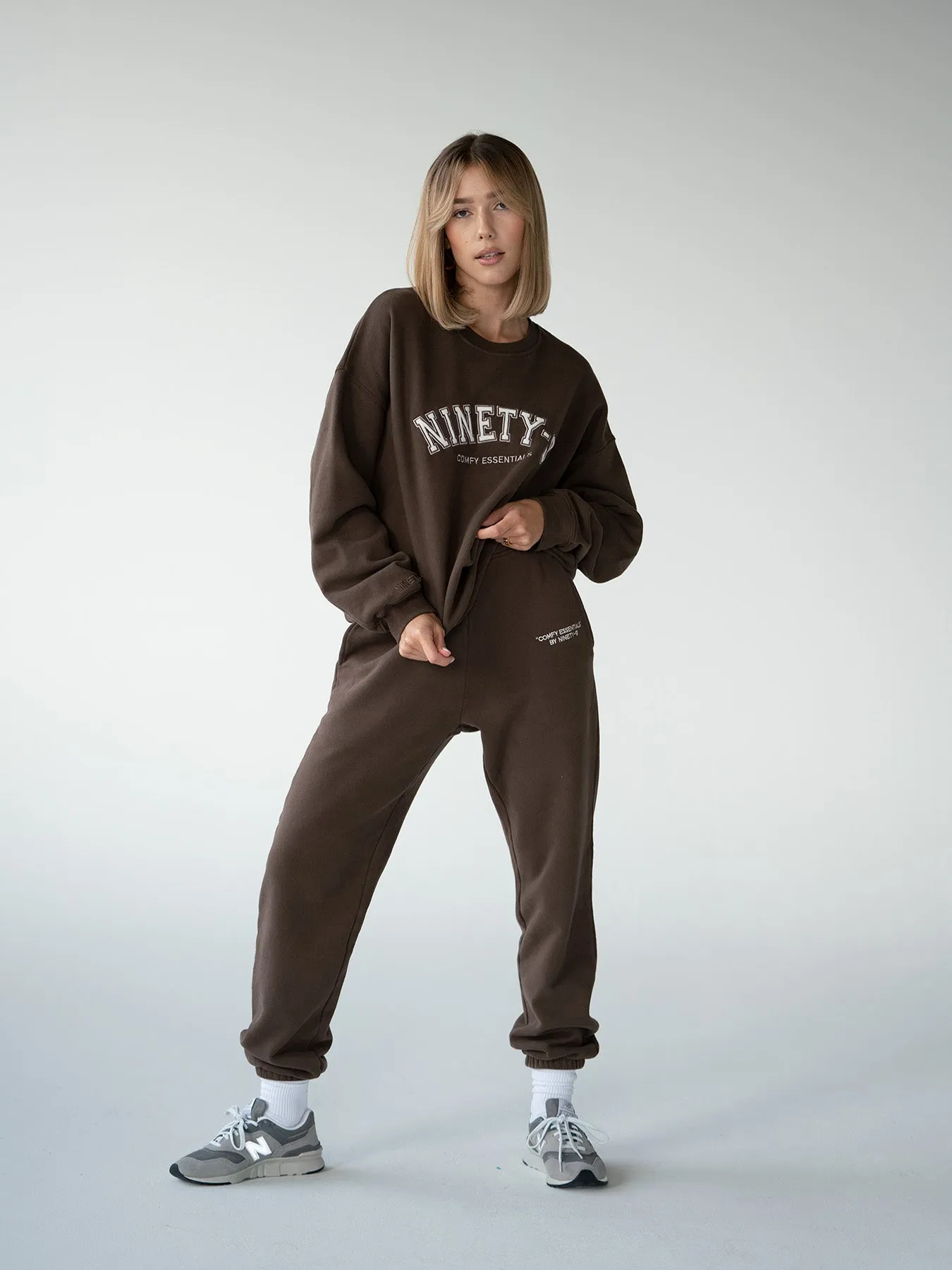 ESSENTIALS - College Sweater  •  Brown