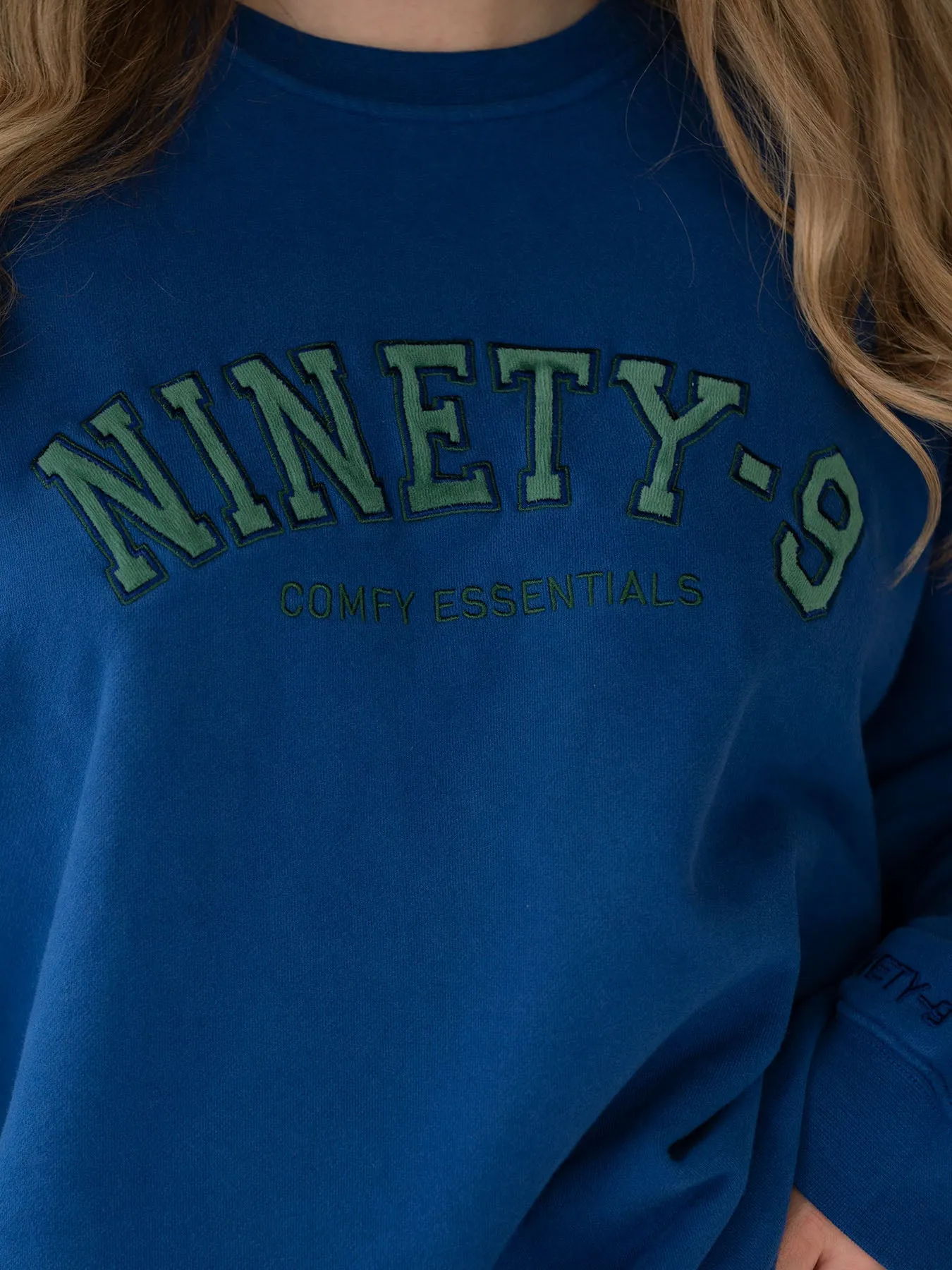 ESSENTIALS - College Sweater  •  Classic Blue