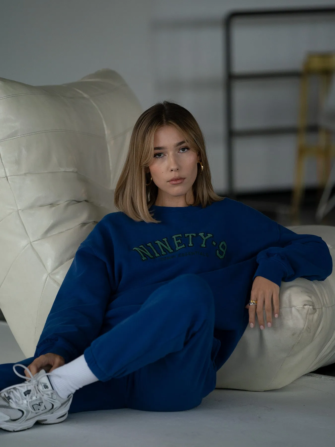 ESSENTIALS - College Sweater  •  Classic Blue