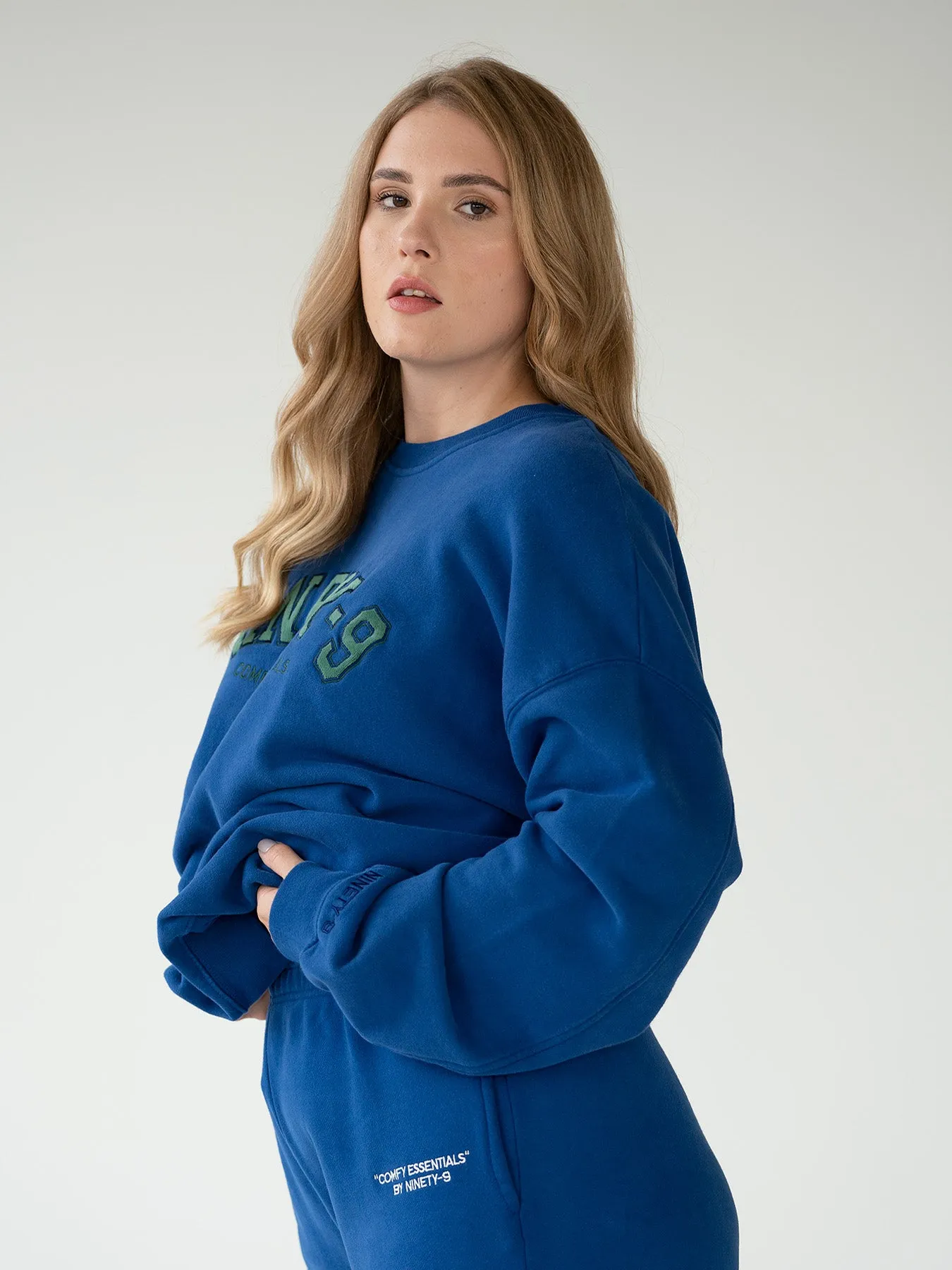 ESSENTIALS - College Sweater  •  Classic Blue