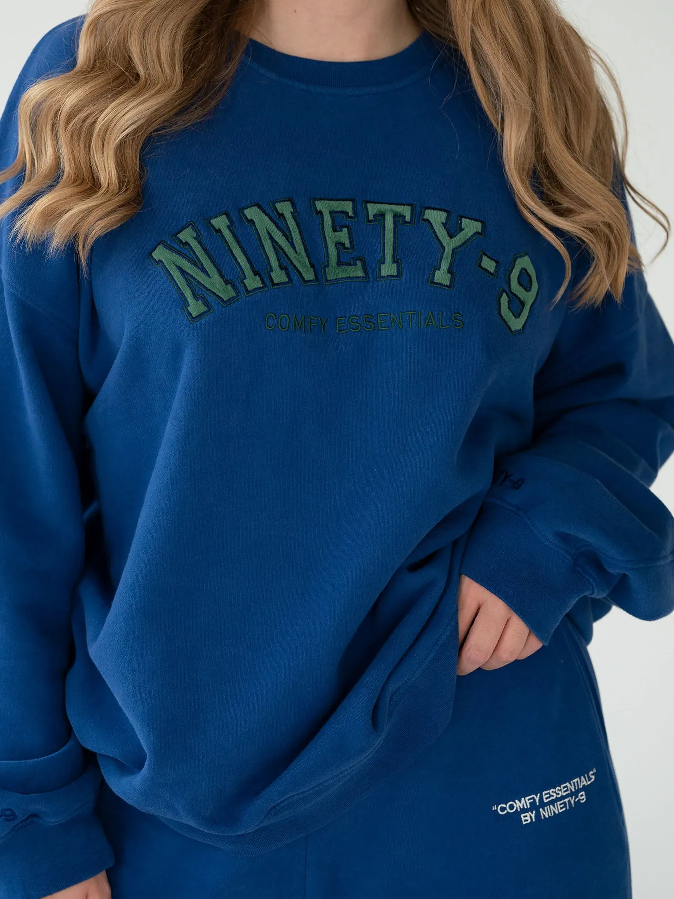 ESSENTIALS - College Sweater  •  Classic Blue