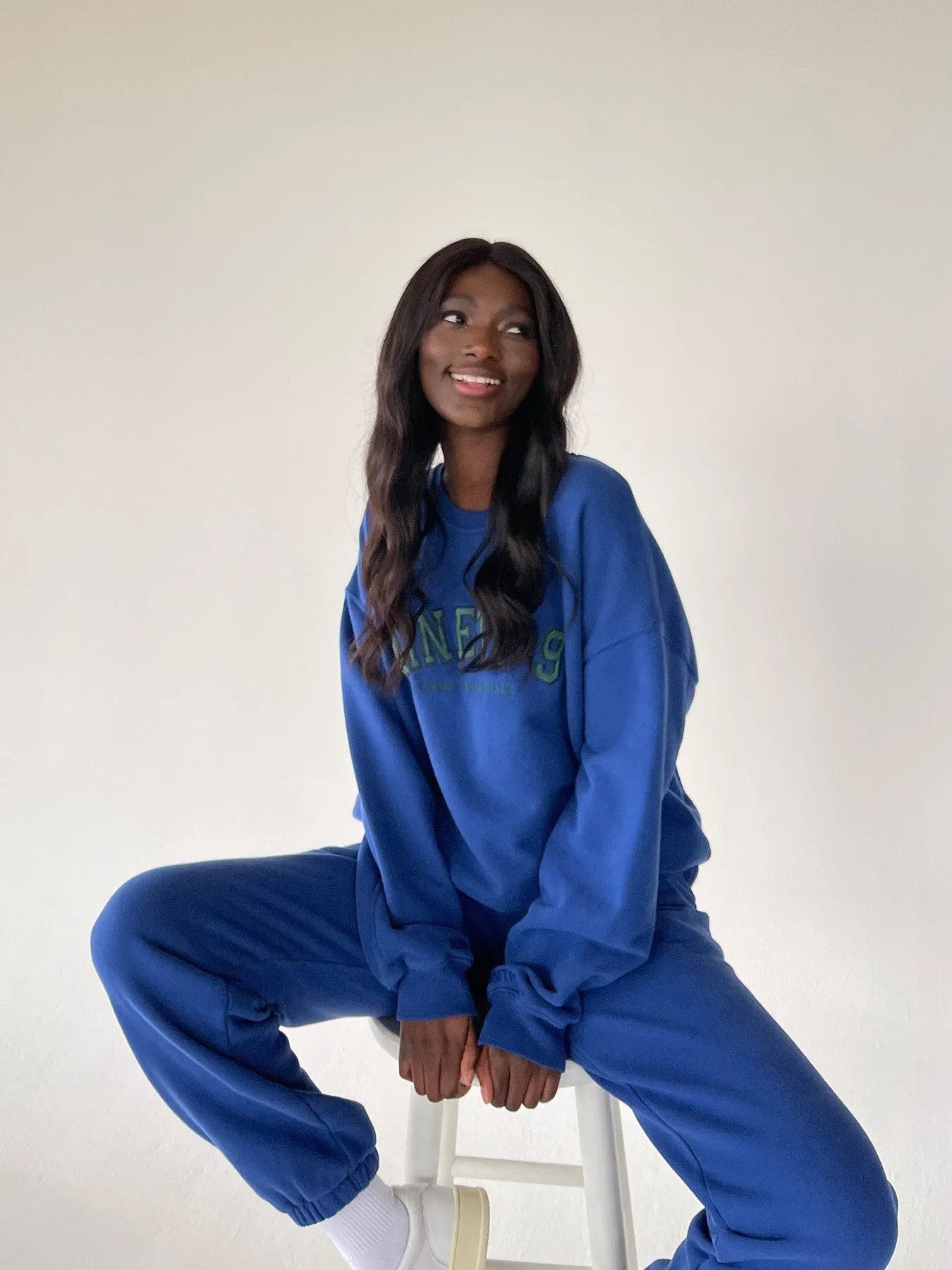 ESSENTIALS - College Sweater  •  Classic Blue