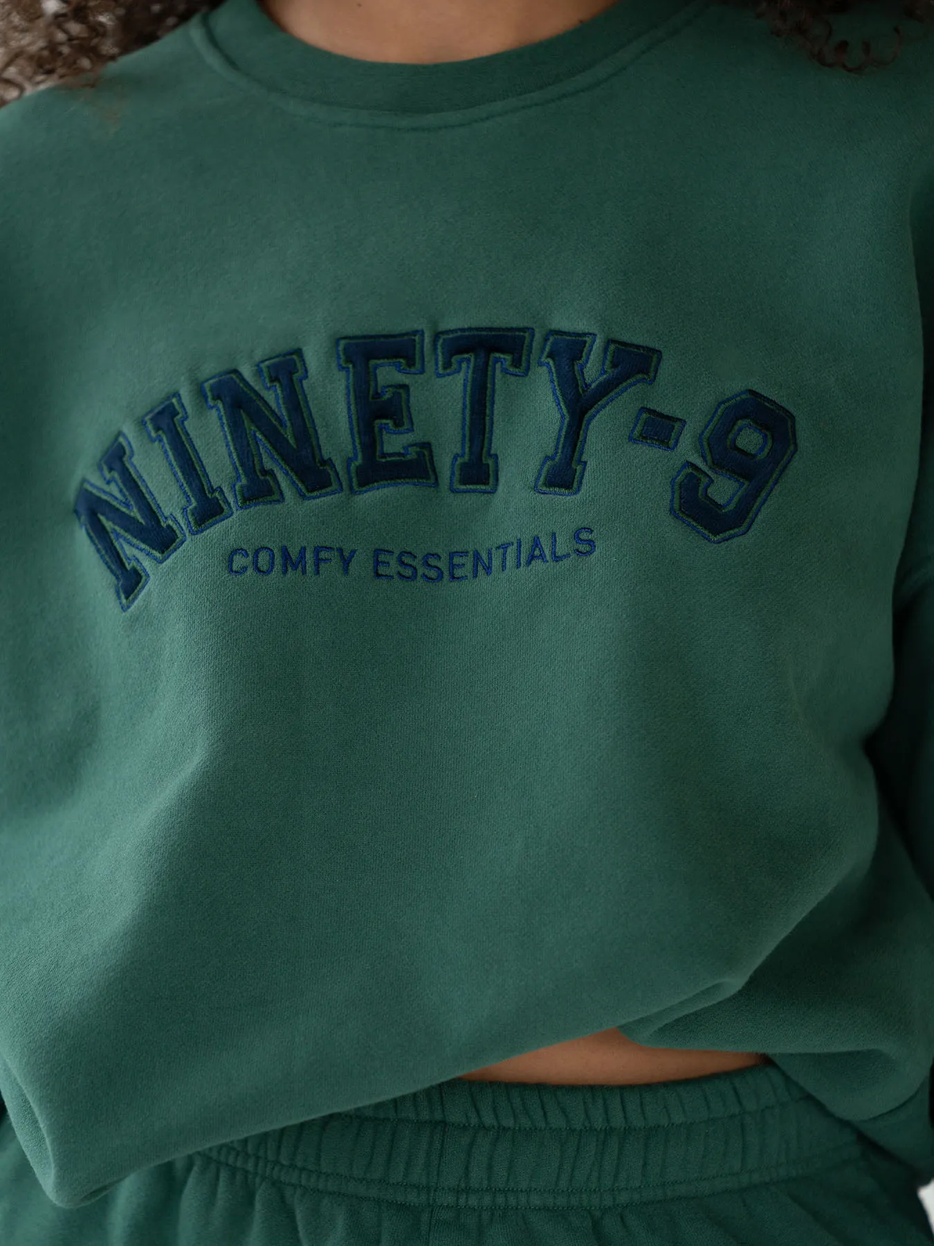 ESSENTIALS - College Sweater  •  Forest Green