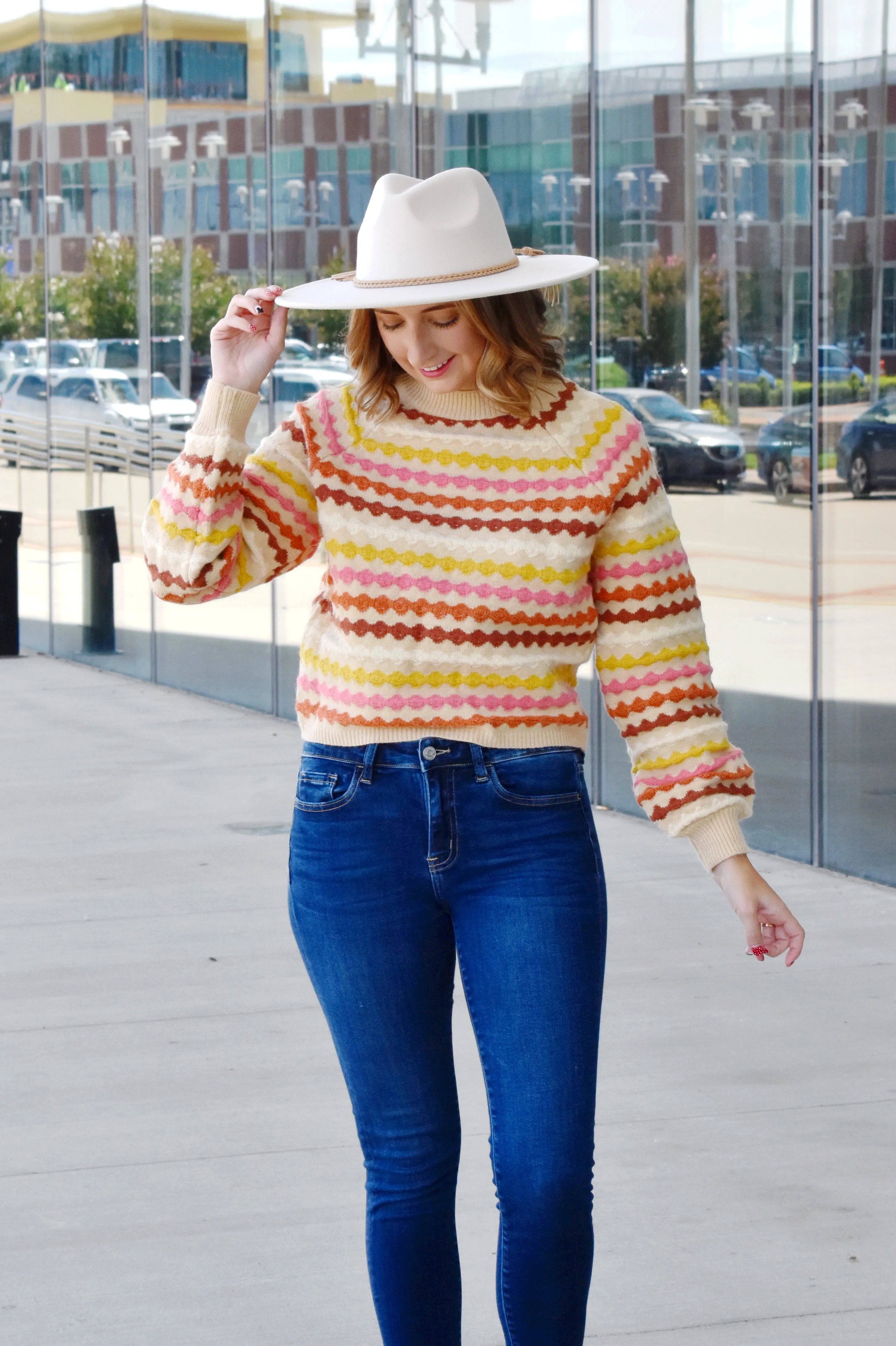 Falling For Fall Striped Sweater