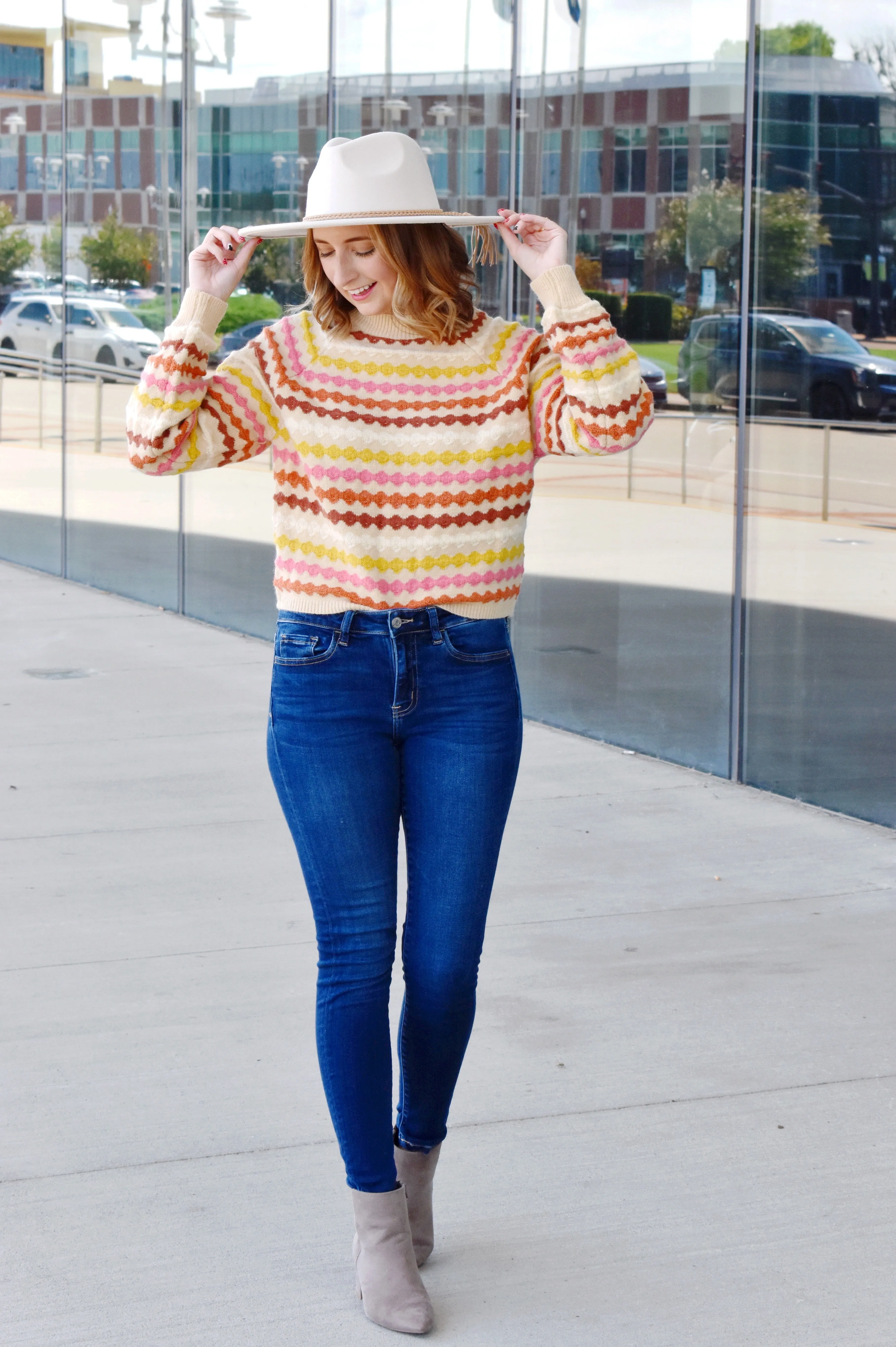 Falling For Fall Striped Sweater
