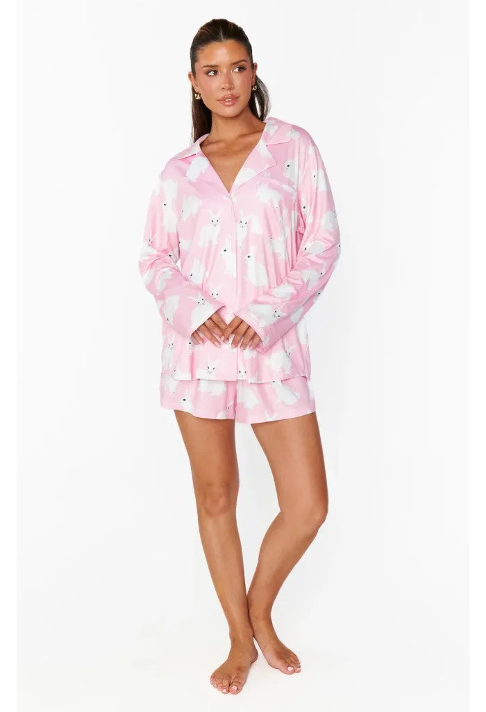 Favorite PJ Set-Pink Bunnies
